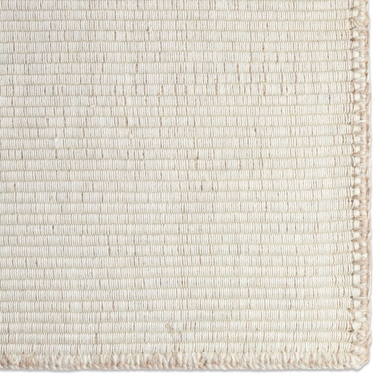 Jaipur Living Bayana YAT02 Handmade Solid White Area Rug (6'x9'), Rectangle 8' x 10'