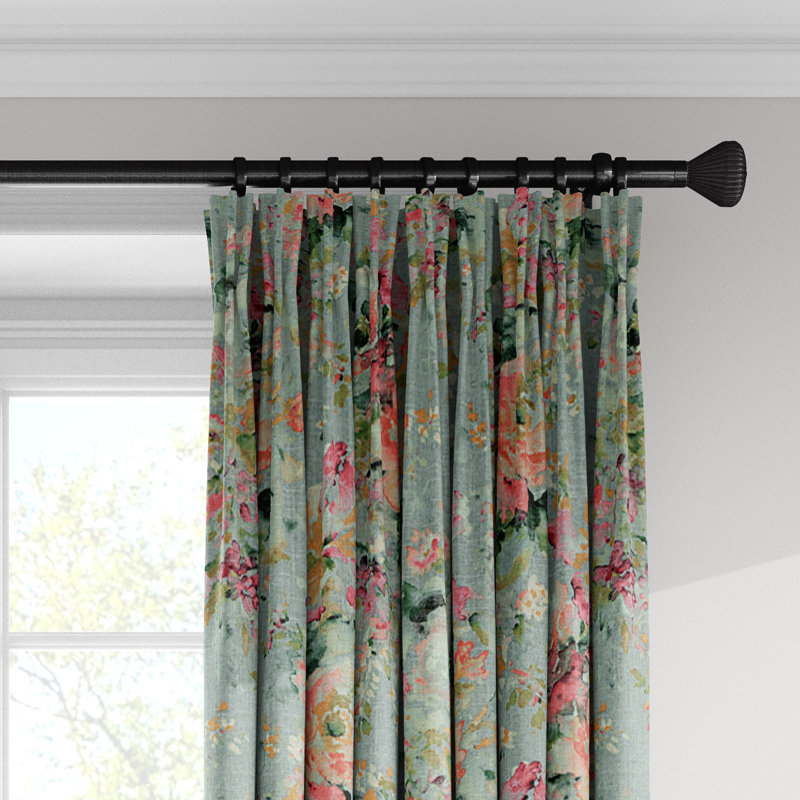 Panneau de rideau simple Faye Drapery, l 20 po x L 96 po