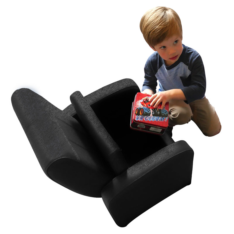 Mini-fauteuil ergonomique pour enfant 3 en 1 avec rangement Uncage, Noir