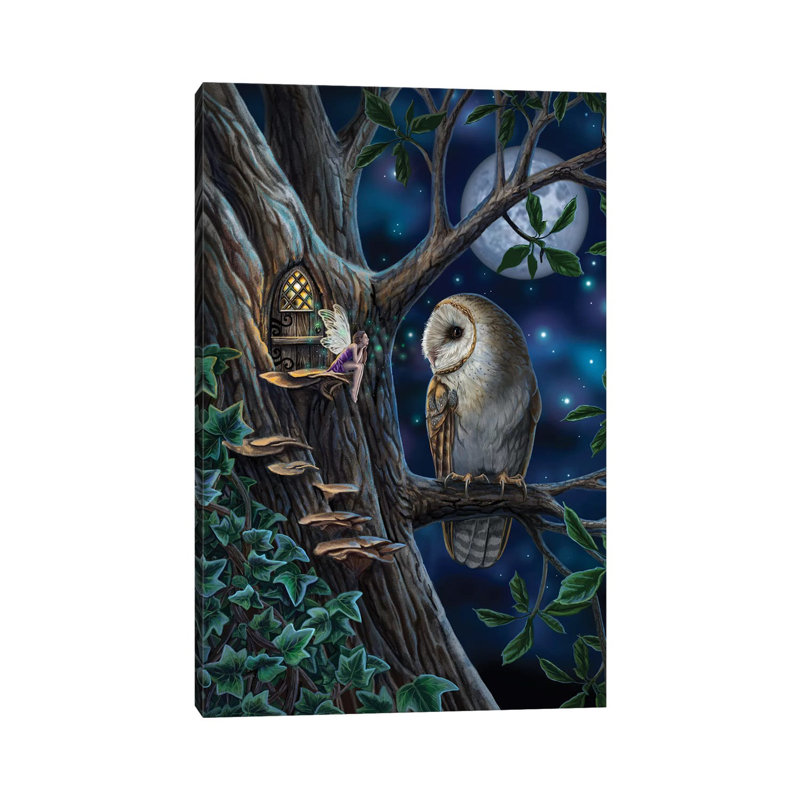 « Fairy tales » par Lisa Parker-impression d’art graphique, Pas de tapis, Toile tendue, H 12 po x l 8 po x P 0,75 po