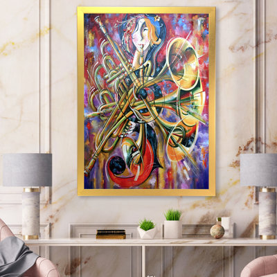 Impression abstraite multicolore sur toile - Bohème et éclectique, impression sur toile