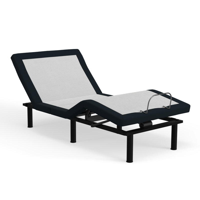 Base en métal simple TG réglable avec nuit à DEL et massage à zéro