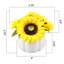 Arrangement floral tournesol en pot-631386133-631386667