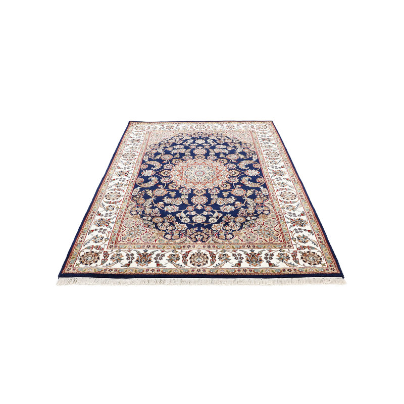 Nain Oriental Wool Hand Woven Area Rug, Rectangle 120 x 180cm