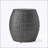 Durable Outdoor Wicker Patio Side Table, UV and Weather-Resistant for Versatile Use in Gardens and Patios-257113557
