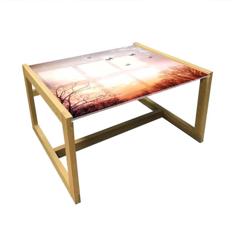Jackelinne Sled Coffee Table, 40cm H x 74cm W x 62cm D