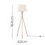 Anan Camden Tripod Copper Floor Lamp with Aspen Shade-44717600-44717599-114043062
