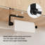 Porte-papier essuie-tout mural en acier inoxydable pour cuisine, salle de bain, garage-1551727517