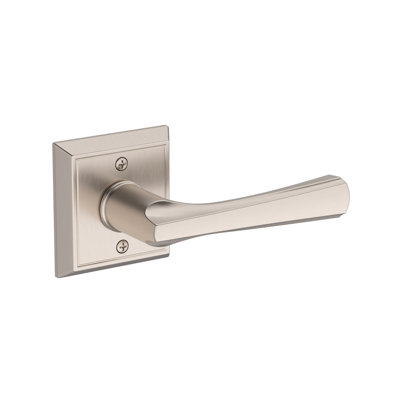 Wyndcliff Passage Lever with Chamfered Square Rose in Venetian Bronze