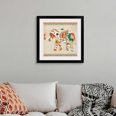 « boho éléphant ii », reproduction d’art