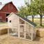 Cage à lapin, cage à lapin résistante aux intempéries, maison pour animaux spacieuse