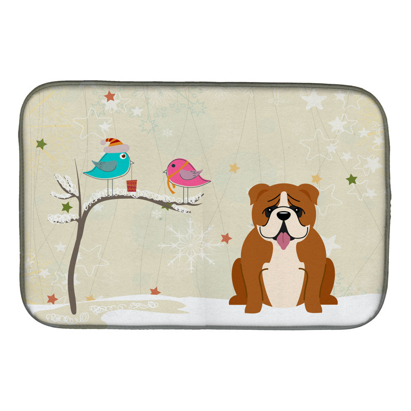 Drying Mat, Red/White