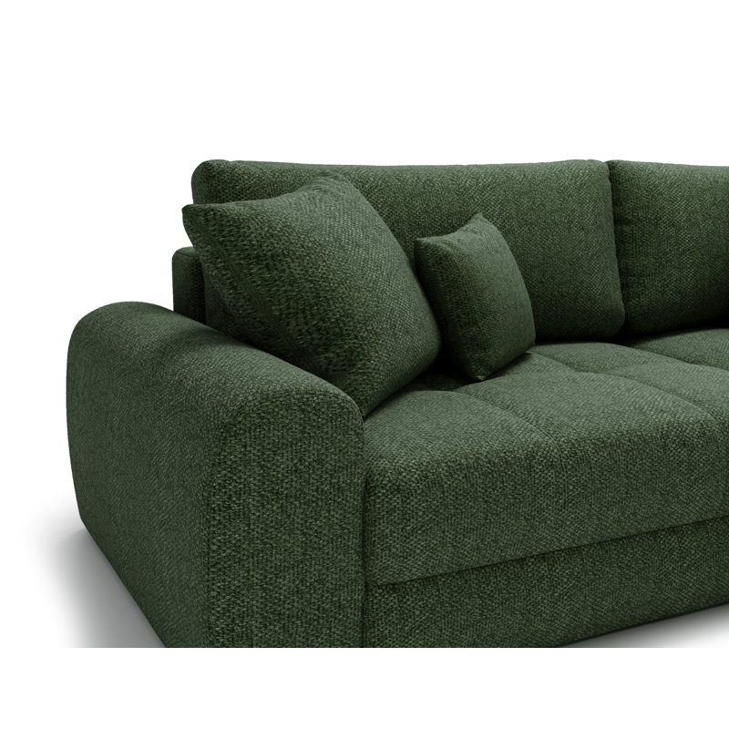 Corner Sofa Lorson L, Right Hand Facing, Green