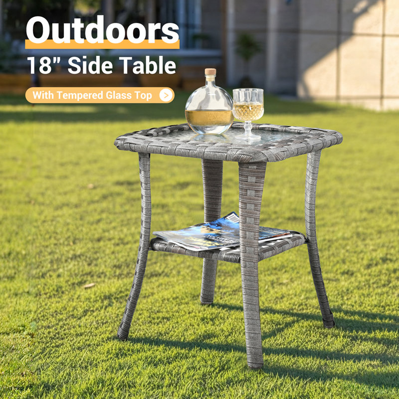 Cassville 6 - Person Patio Conversation Set with Cushions, No, Navy Blue