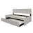 Twin Daybed Corduroy With Trundle-956501312