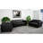 Hercules LeatherSoft Reception Set with Stainless Steel Recessed Base