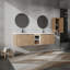 Meuble-lavabo mural avec lavabo et armoire latérale-114705325