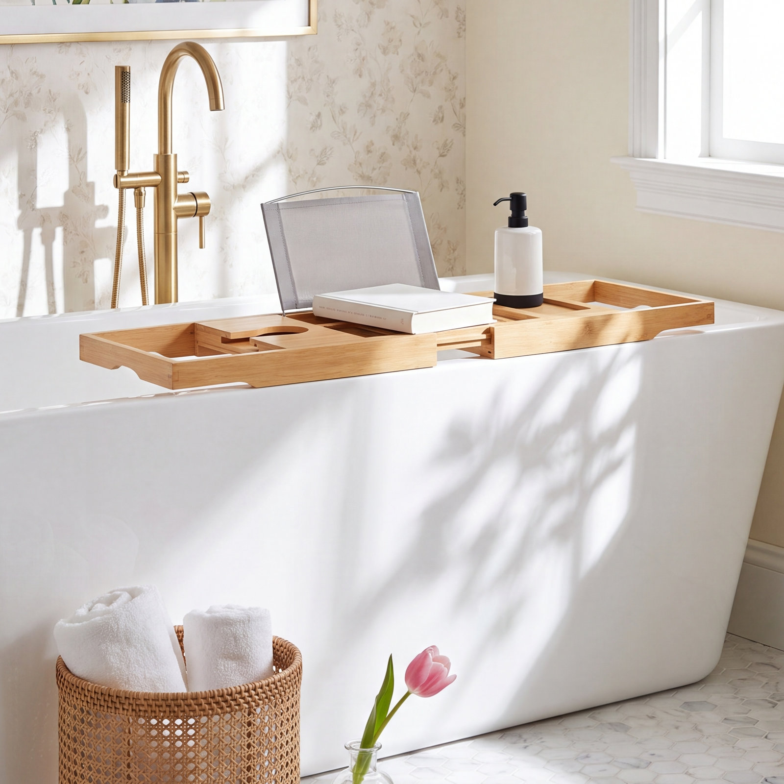 Gardner Bamboo Bathtub Tray