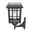 Ampoule solaire Grand Prairie - applique murale / pilier / 3 po - noir