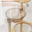 Tour à chat moderne, tour d'arbre à chat en bois pour chats d'intérieur
