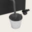 Îlot de cuisine 55,5 po avec évier et chariot de barbecue, 4 roues verrouillables