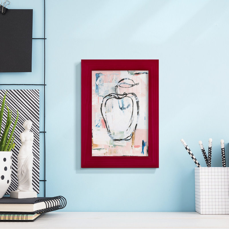 " Candied Fruit I ", 6" H x 4" W x 1" D, Red