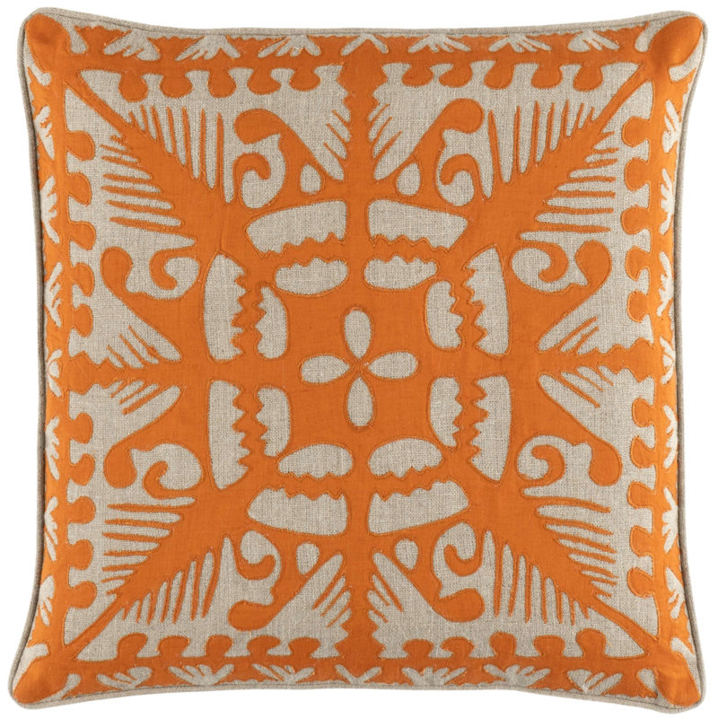 Housse de coussin Knight, Orange, Housse de coussin seulement - sans coussin