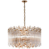 Suzanne Kasler Adele Large Wide Drum Chandelier