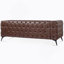 Canapé 3 places traditionnel confortable avec coussins amovibles et fabrication robuste