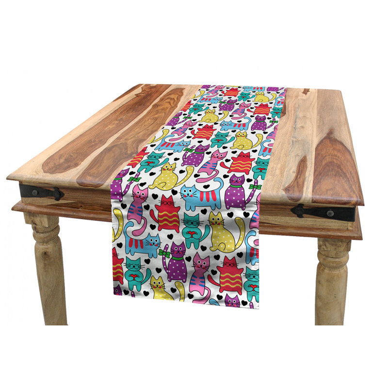 Geometric Table Runner, 120" x 16"