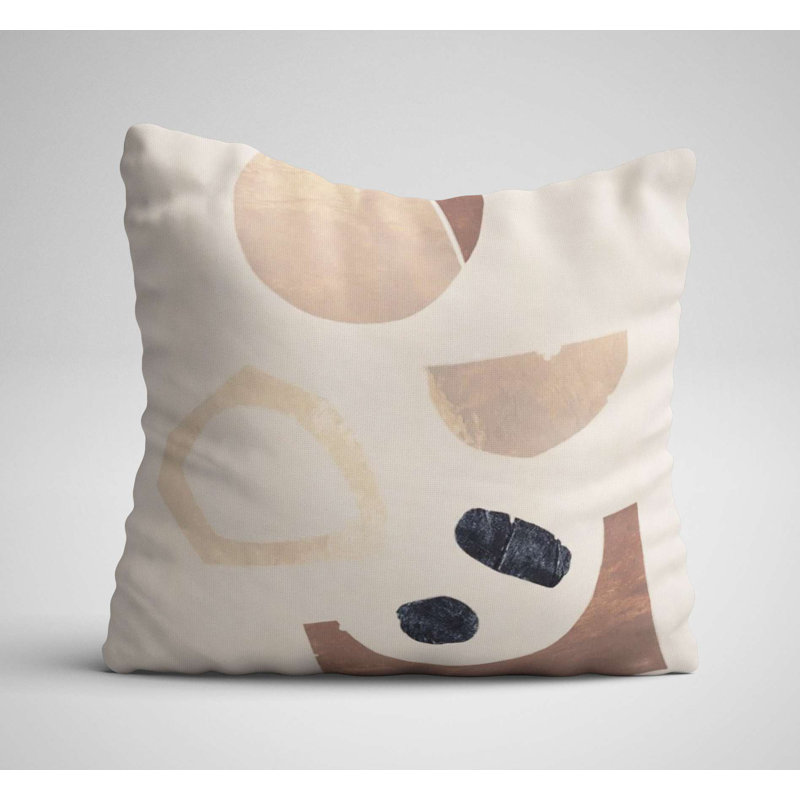 Ensemble de housse de coussin élégant (3 pièces), 16,9 x 16,9 pouces | 50% coton / 50% polyester, lavable et repassable | Parfait pour la décoration intérieure, le canapé et le salon, tissu doux et durable