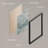 " Bathroom Decor Pastel Teal Gray Minimal Landscape " 4 - Pieces-97762753-97762750