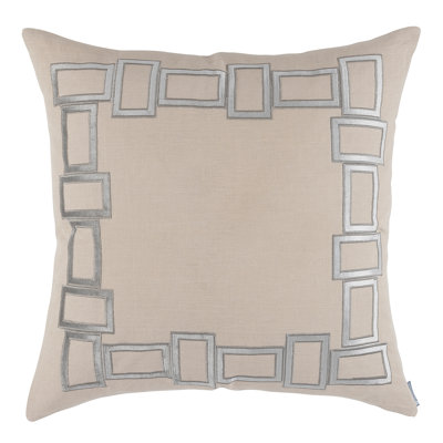 Peru Linen Square Pillow Cover & Insert