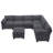 7-Piece Upholstered Corduroy Sectional-1228022338