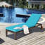Chaise longue inclinable 81 po avec coussin 81 po-730163811