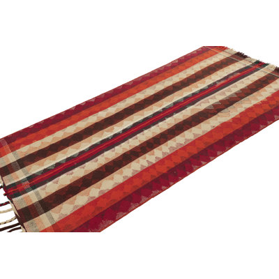 Kilim & Flat Weave One-of-a-Kind 4'1X8'2 Area Rug