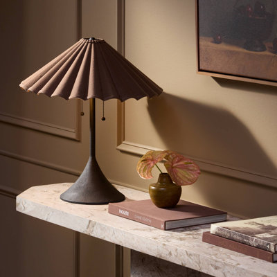 Lampe de table Getty - Toile espresso