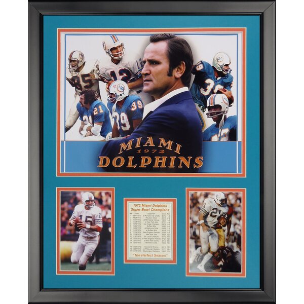 Miami Dolphins 1972 Super Bowl Champions, 8x10 Color Photo