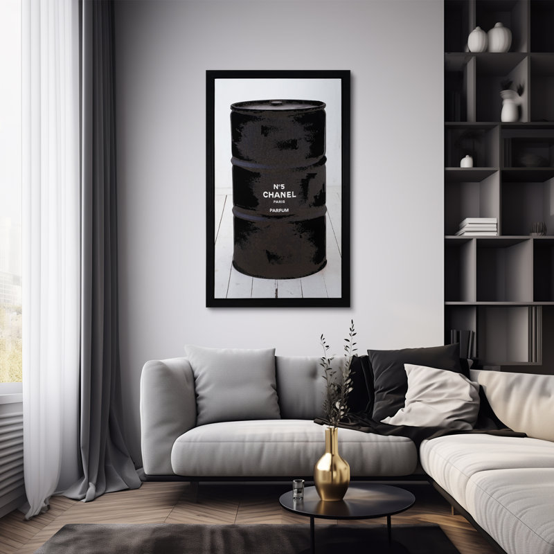 Modern Glam Parfum Art Canvas, Contemporary Decorative Wall Accent