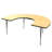 MG Series Laminate Adjustable Horseshoe 7 Students Activity Table-18668153-18668152-18667675