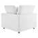 Commix Down Filled Overstuffed Performance Velvet 3-Seater Sofa In Green