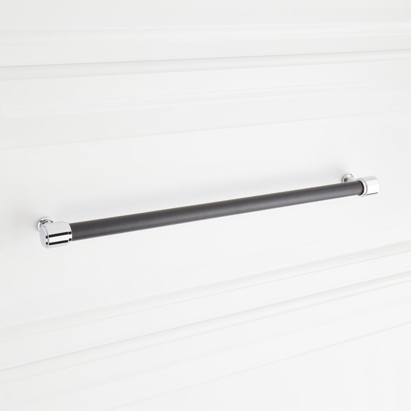 Très grande poignée d'armoire Lazzara, Chrome poli