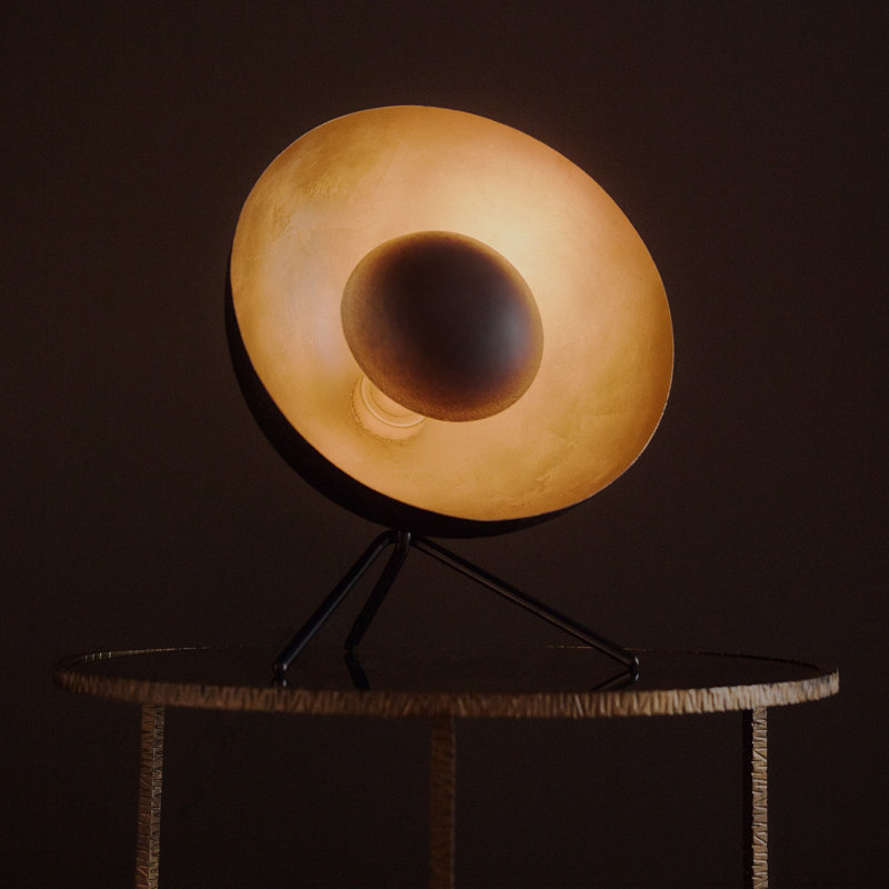 Sigmund Table Lamp (Black and Gold)