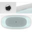 Baignoire de trempage autoportante 63 "x 63"