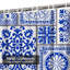 Rideau de douche Patchwork Tile-1629547536