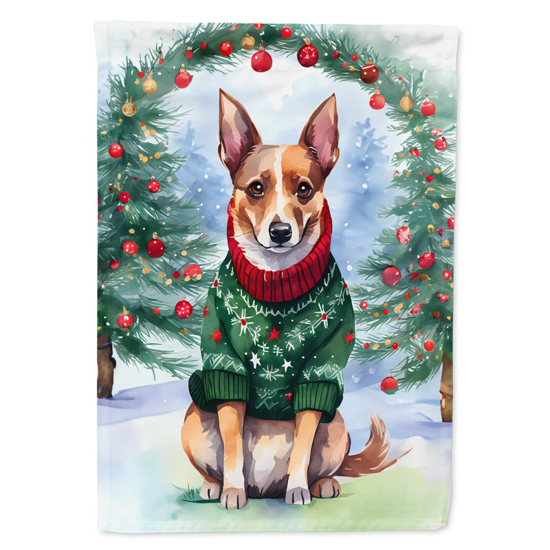 Double Sided Polyester Christmas, 40'' H x 28'' W