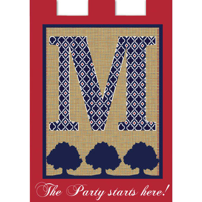 Drapeau de jardin en polyester Bernardine