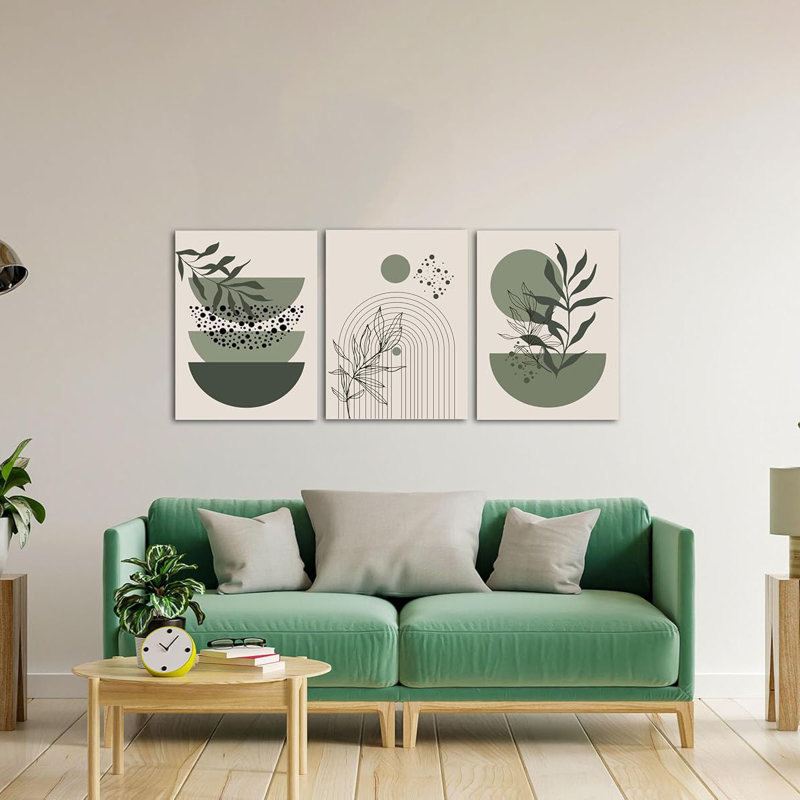 3 Piece Wrapped Canvas Wall Art