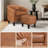Andina 27.5" Wide Barrel Chair and Ottoman-868243263