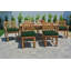 Monterey Outdoor 7 - Piece Teak Dining Set with Cushions-1711543552-1711543555